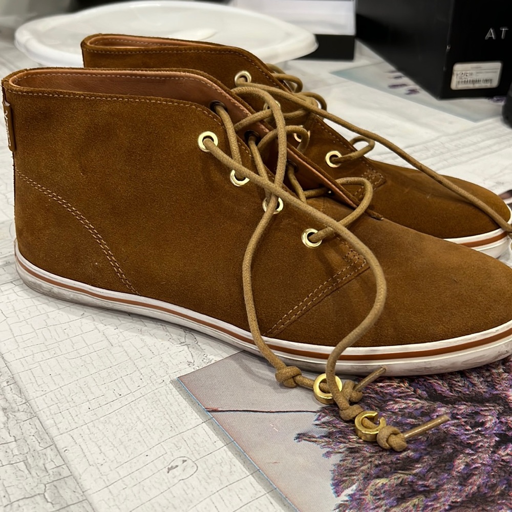 Coach suede shoes